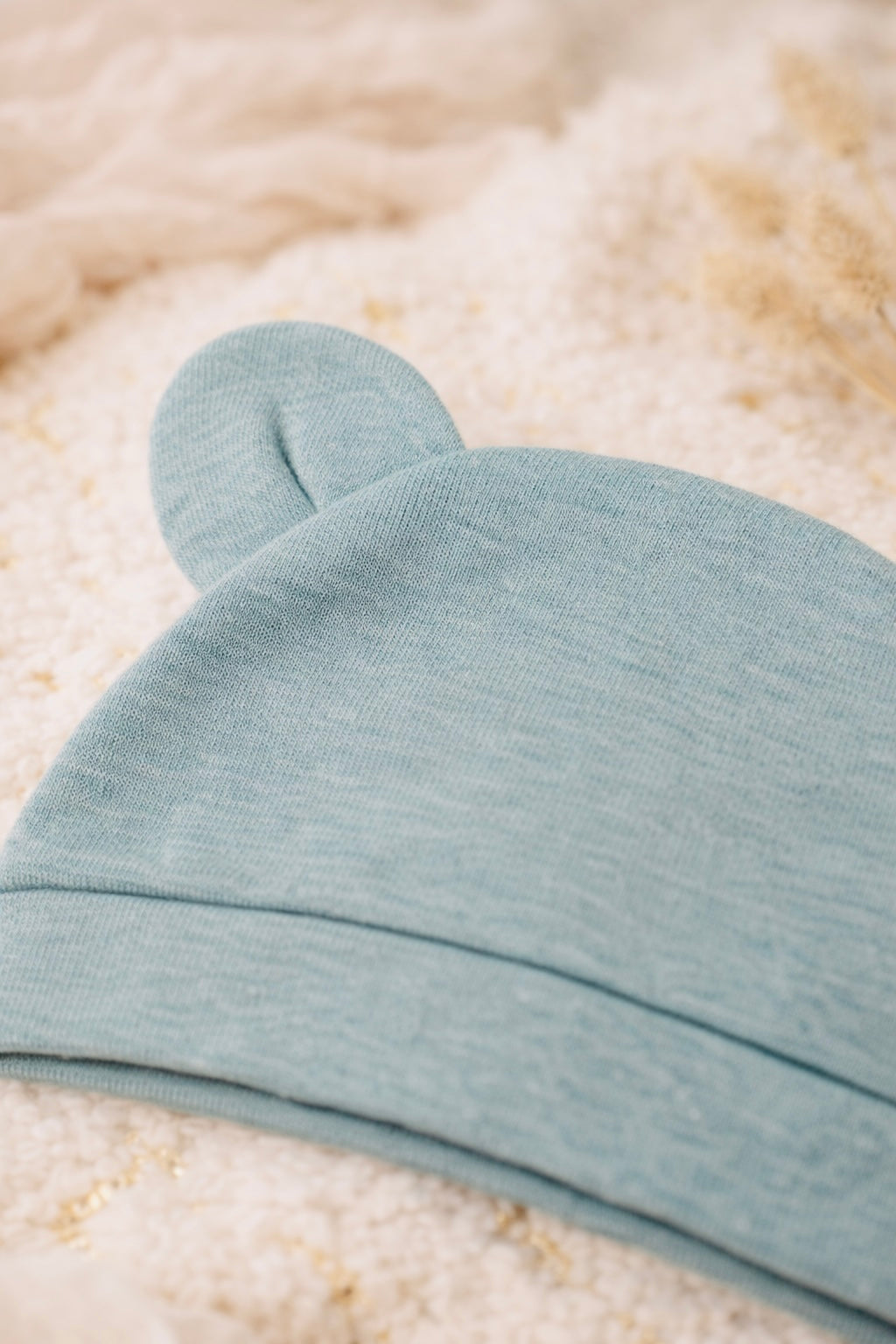 Conjunto Primera Caricia - Gorro y Manoplas Recién Nacido Algodón Orgánico