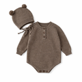 Pelele de punto marrón - Colección Baby Bear