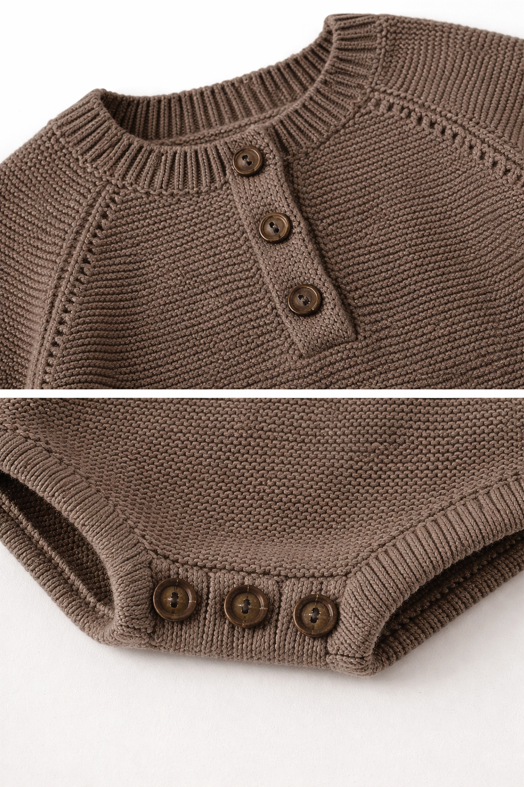 Conjunto Baby Bear - Mameluco de punto + Gorrito